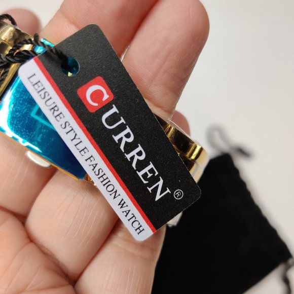 NWT CURREN MENS GOLDTONE WATCH - Picture 11 of 11